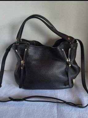 Burberry Maidstone Black Pebbled Bag